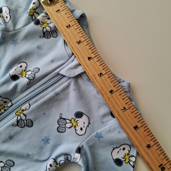 Set of 2 long-sleeved, foot-covered baby pyjamas, Peanuts License - Picture 8 of 15